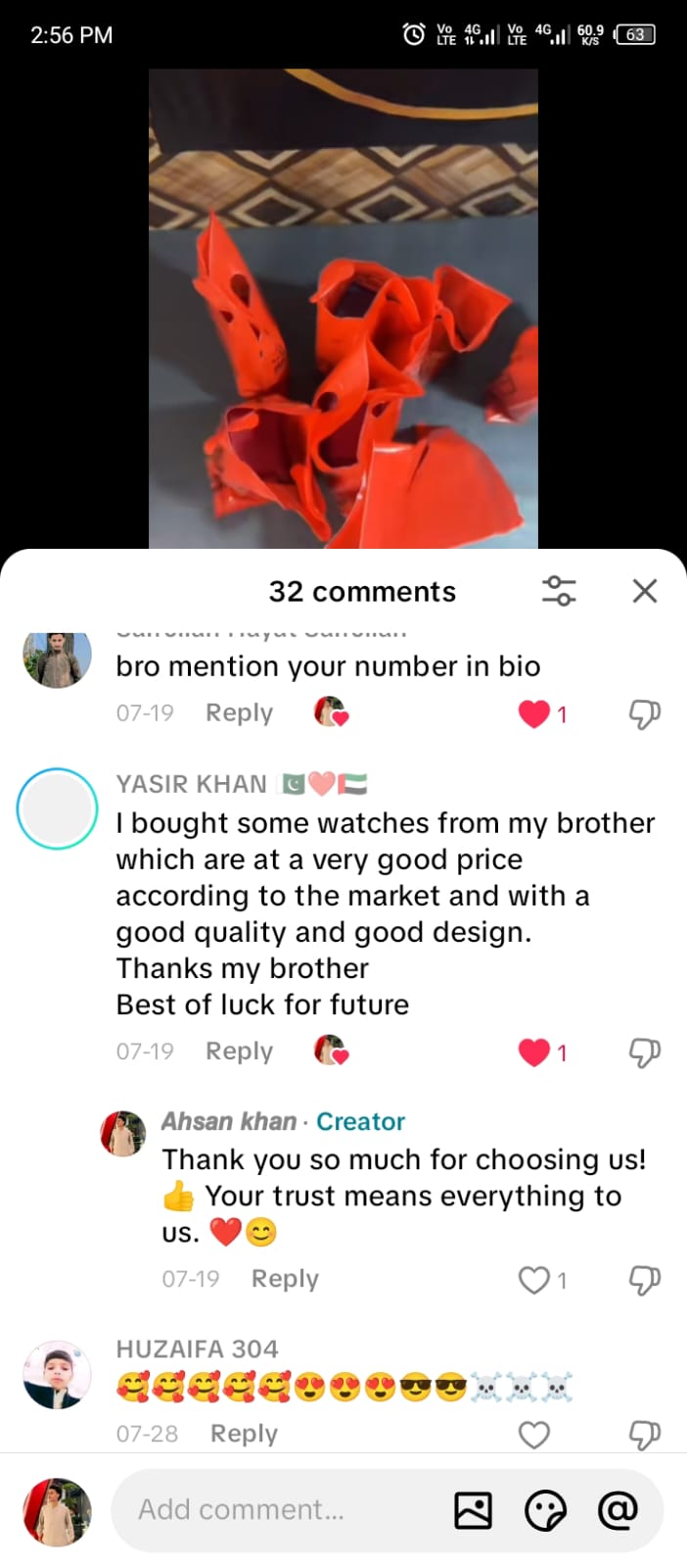 Customer review