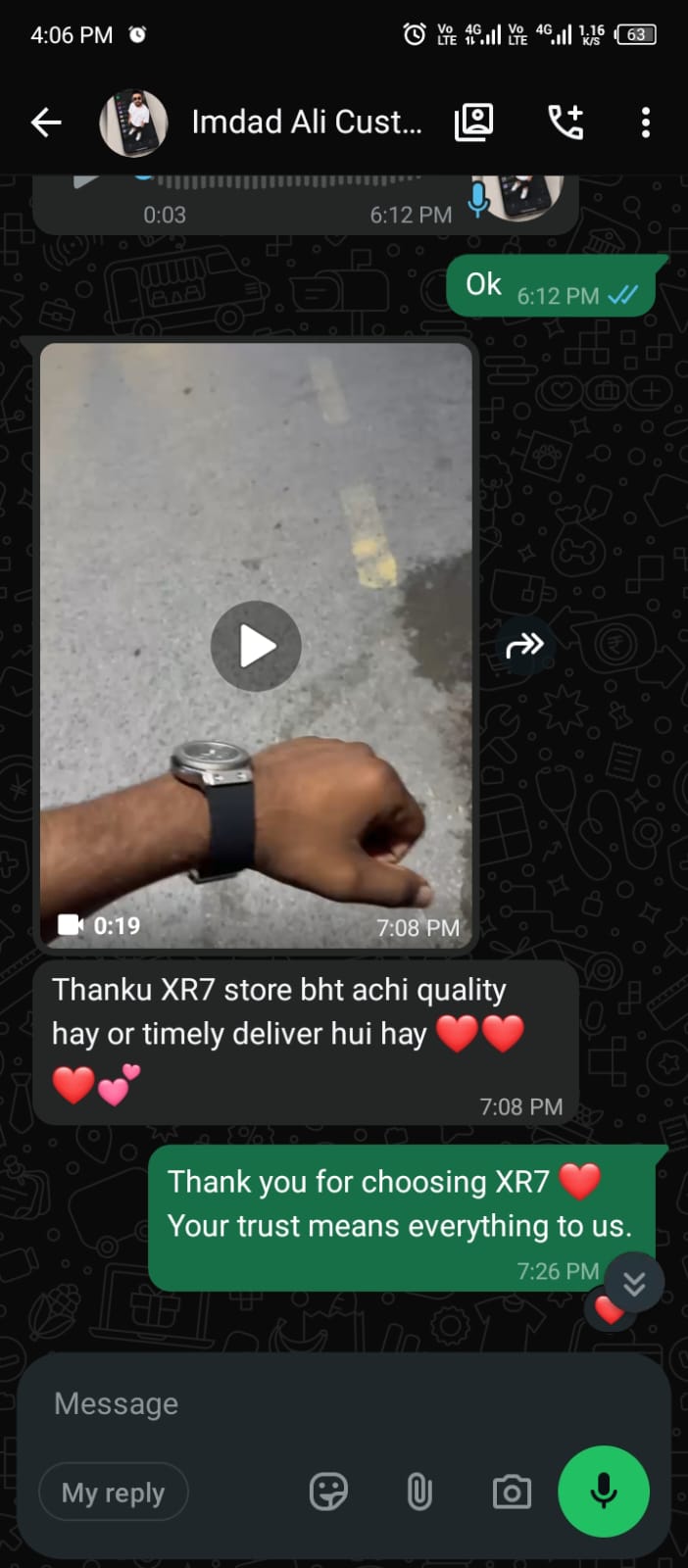 Customer review